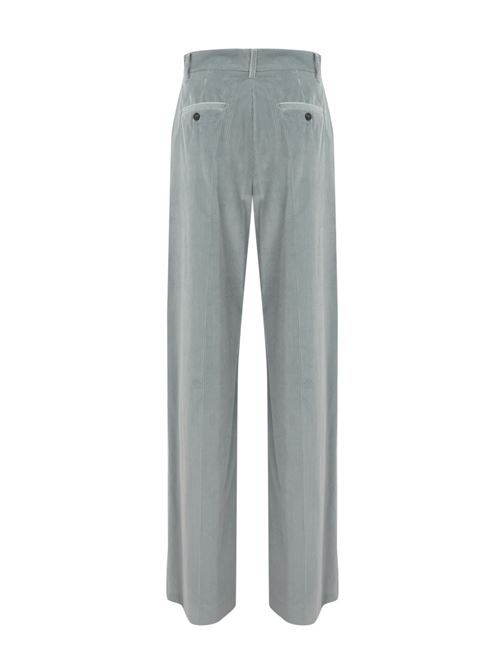 Pantalone Tania a costine in velluto Cielo WEEKEND MAX MARA | 2425136012600013